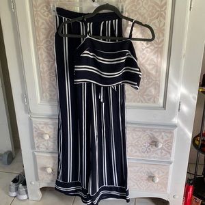 Striped two piece set from lulus.